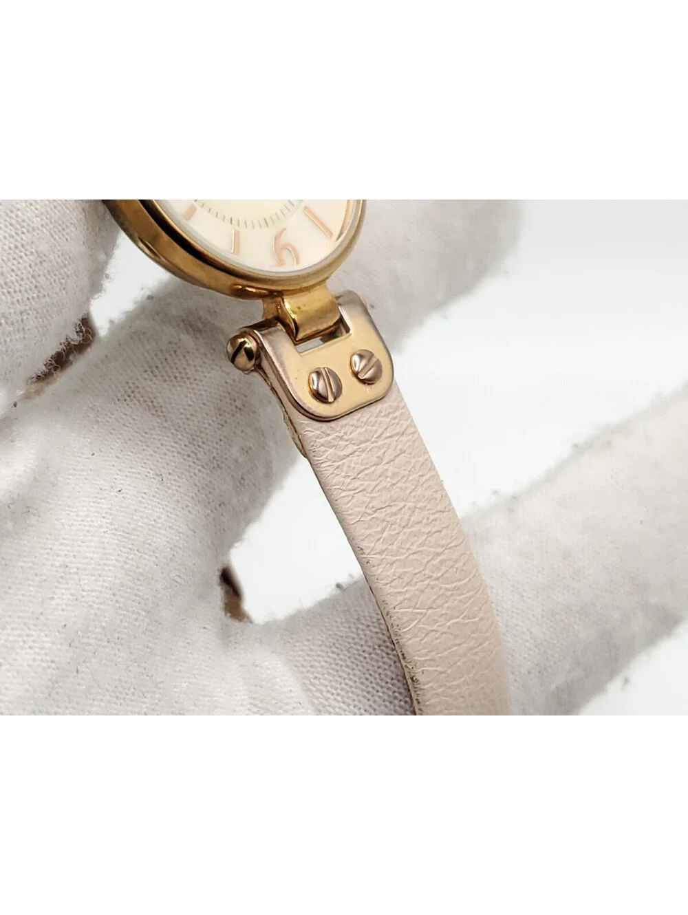 Anne Klein Women Watch New Battery Rose Gold Tone MOP Dial 26mm